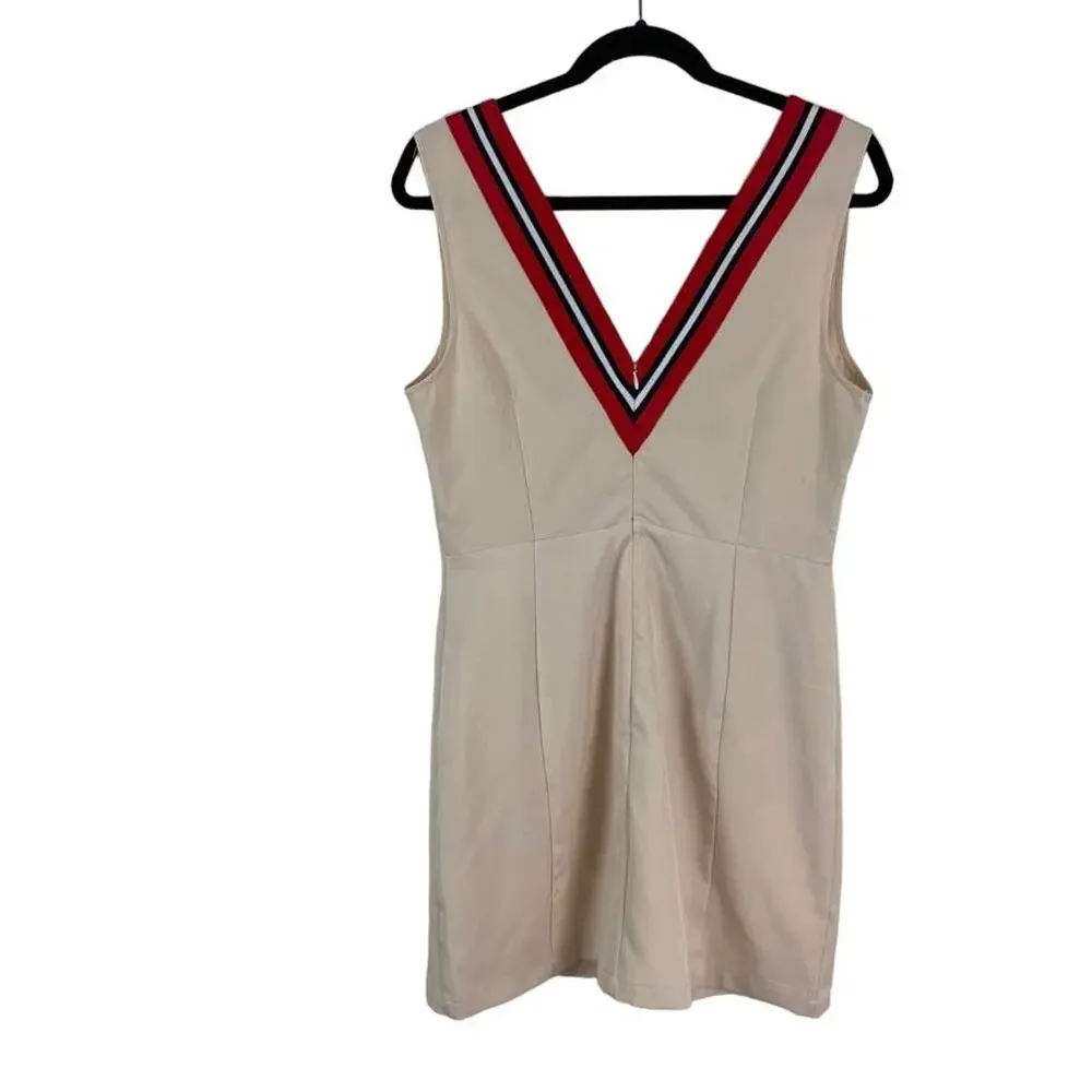 PREPPY ACADEMIA English Factory Varsity Stripe Dress – Country Club Style M NWOT
